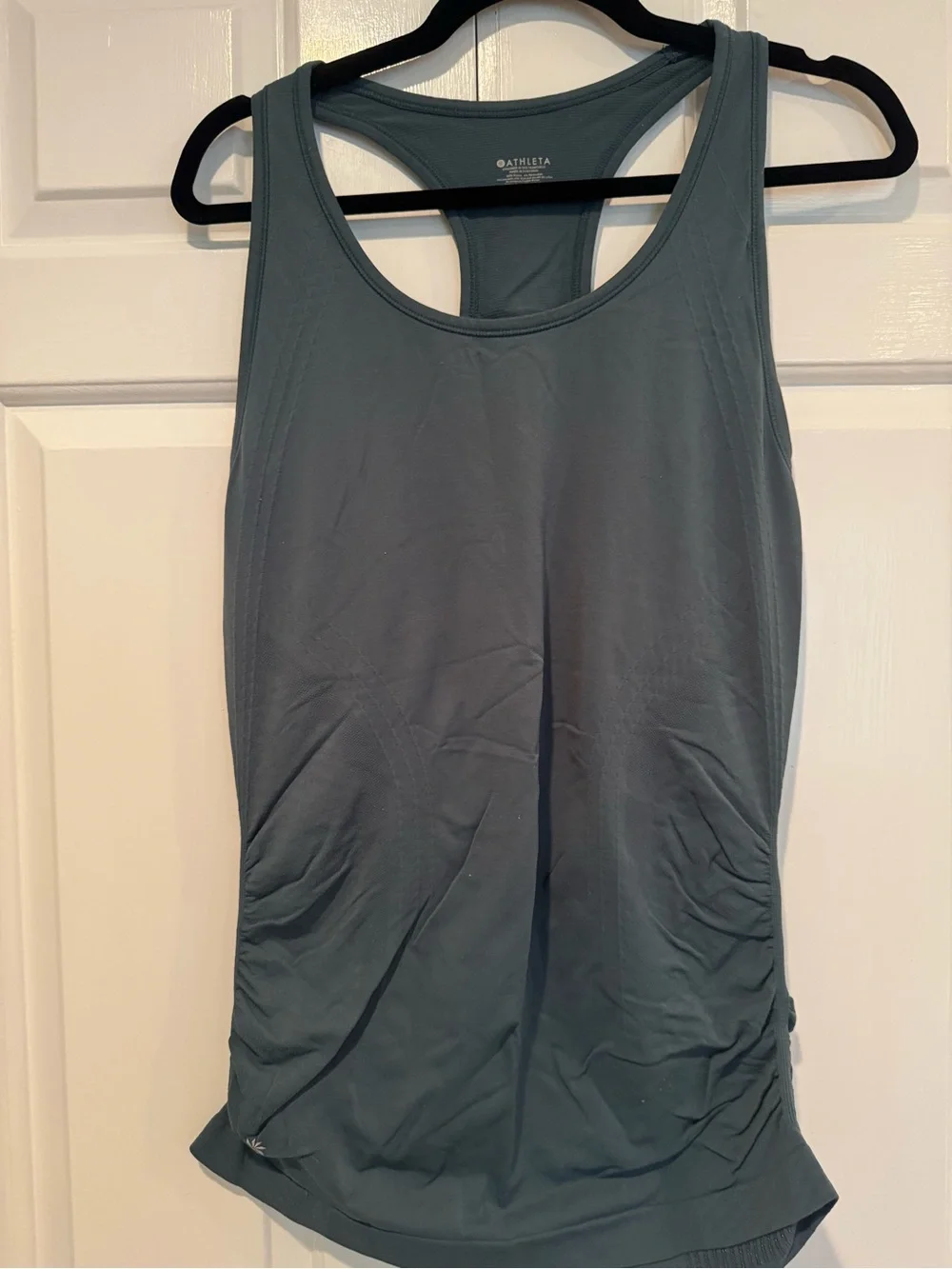 Athleta  Racerback Tank with Subtle Side Ruching - Picture 2 of 5